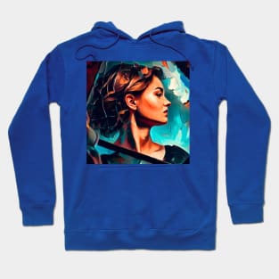 Lucid Woman Oil Painting Hoodie